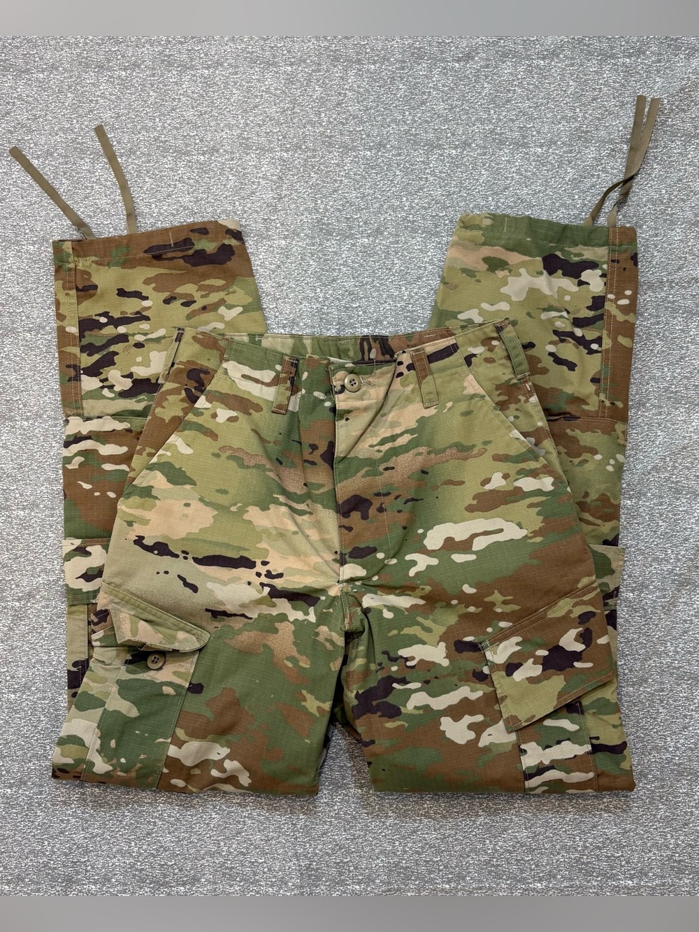 Camo Army Combat Uniform Trousers Pants Ripstop Military Unisex Small Reg 30x32